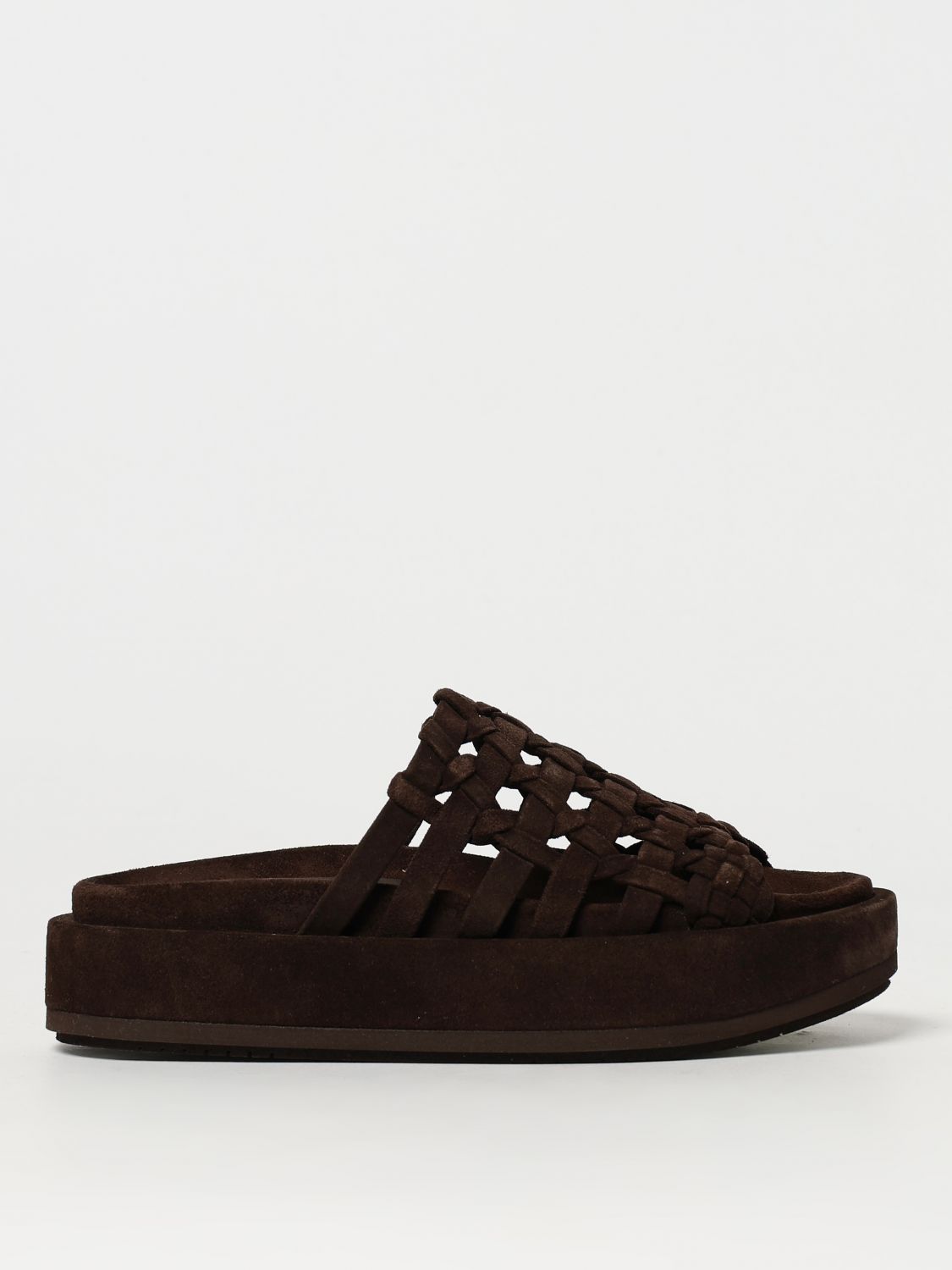 Paloma Barceló Flat Sandals Paloma Barcelò Woman Color Brown