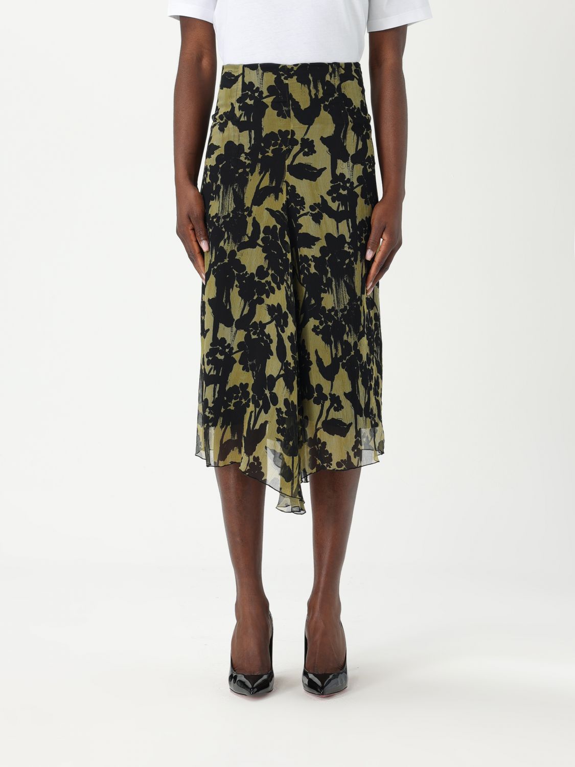 Victoria Beckham Skirt Victoria  Woman Color Green