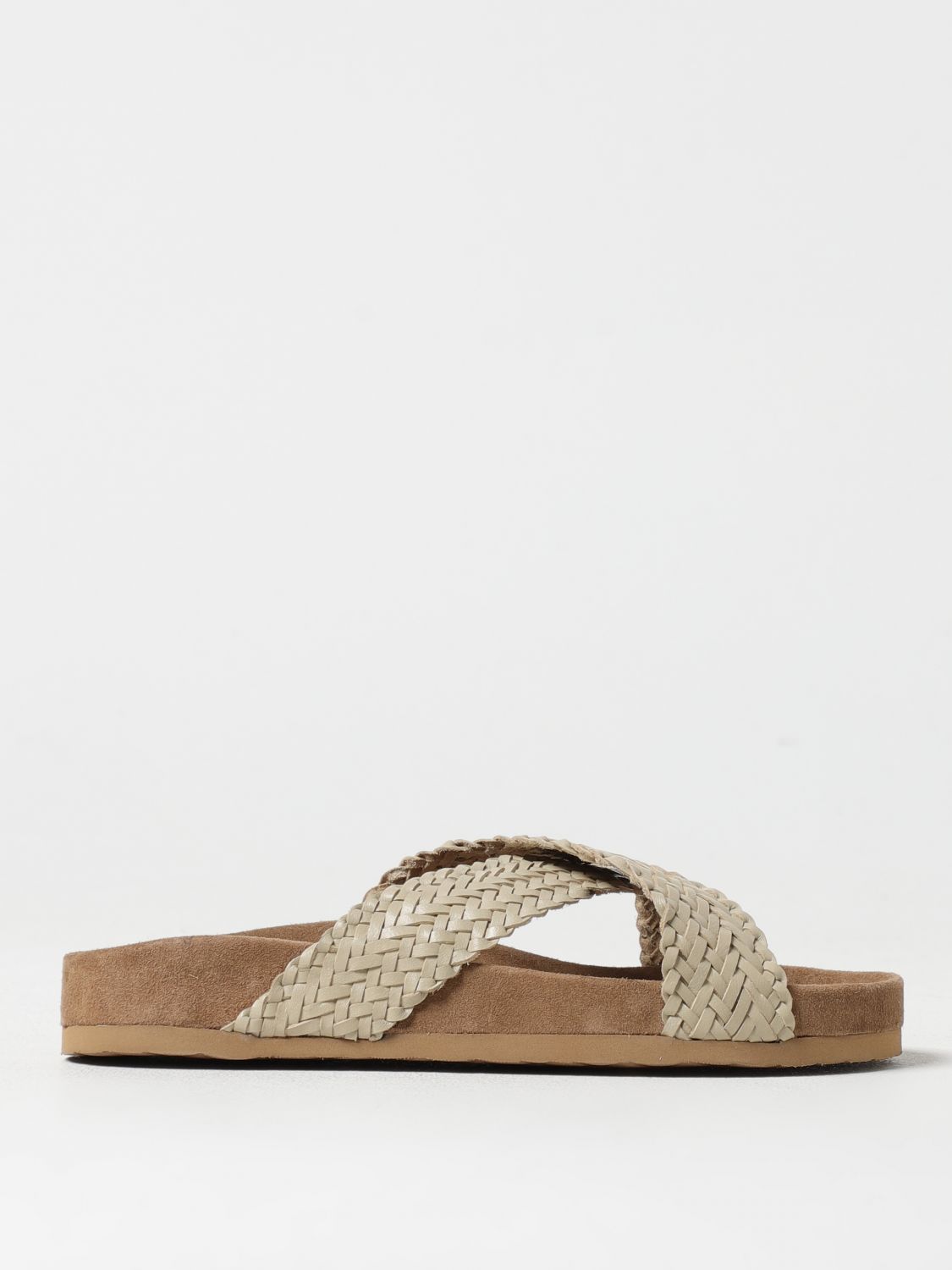 Dragon Diffusion Flat Sandals  Woman Color White