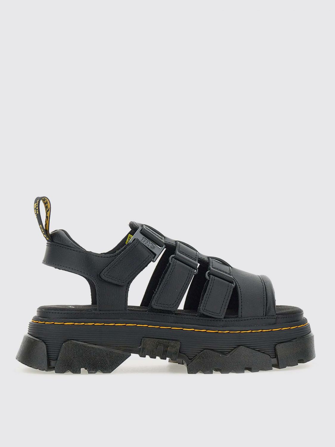 DR. MARTENS' FLAT SANDALS DR. MARTENS WOMAN COLOR BLACK G93099002