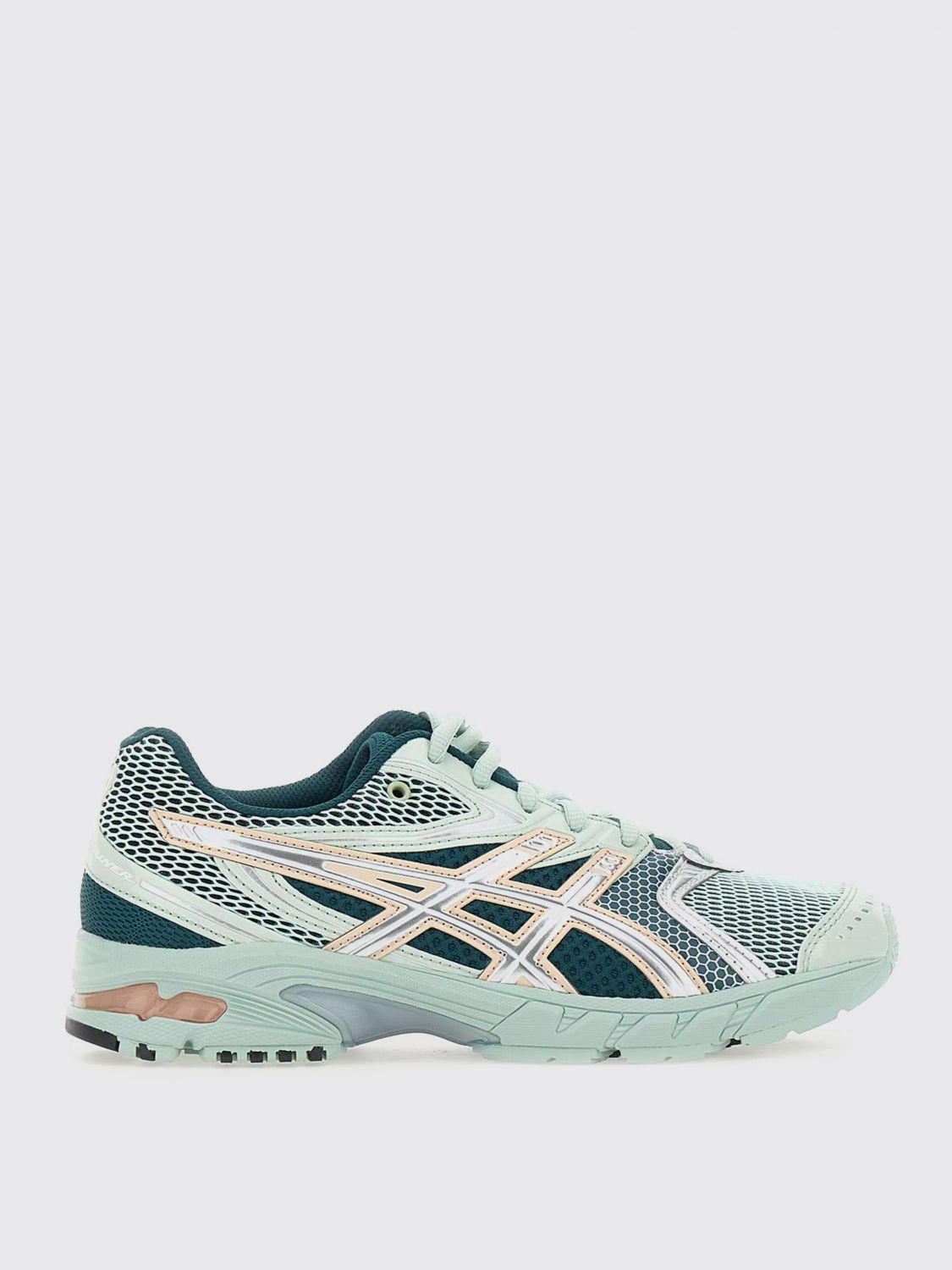 Asics Mens Gel-ds 14 Woven Trainers Lichen Rock Pure Silver In Green