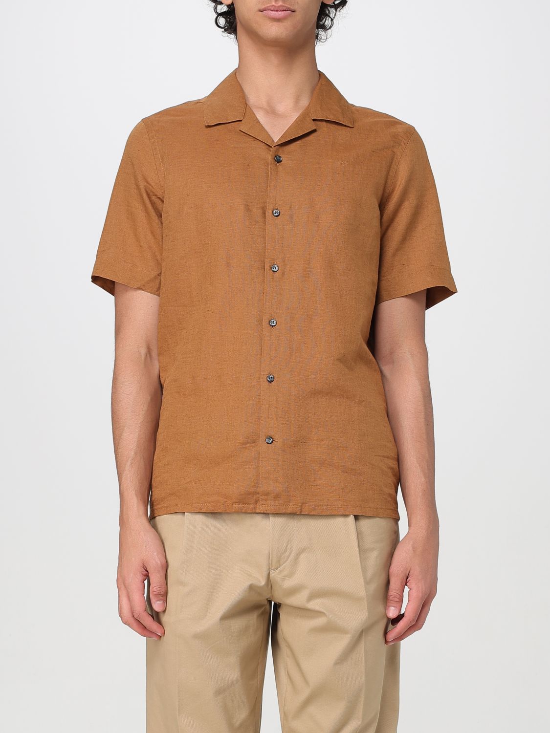 Calvin Klein Shirt  Men Colour Brown