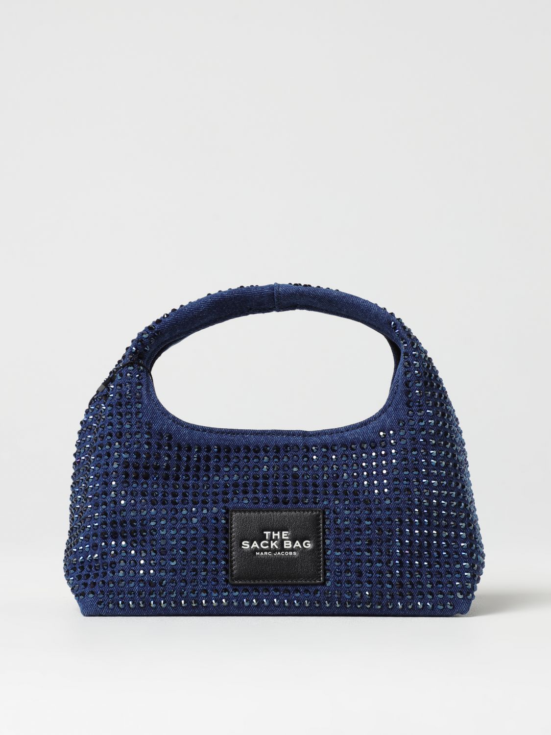 Marc Jacobs The Mini Crystal Denim Sack Bag