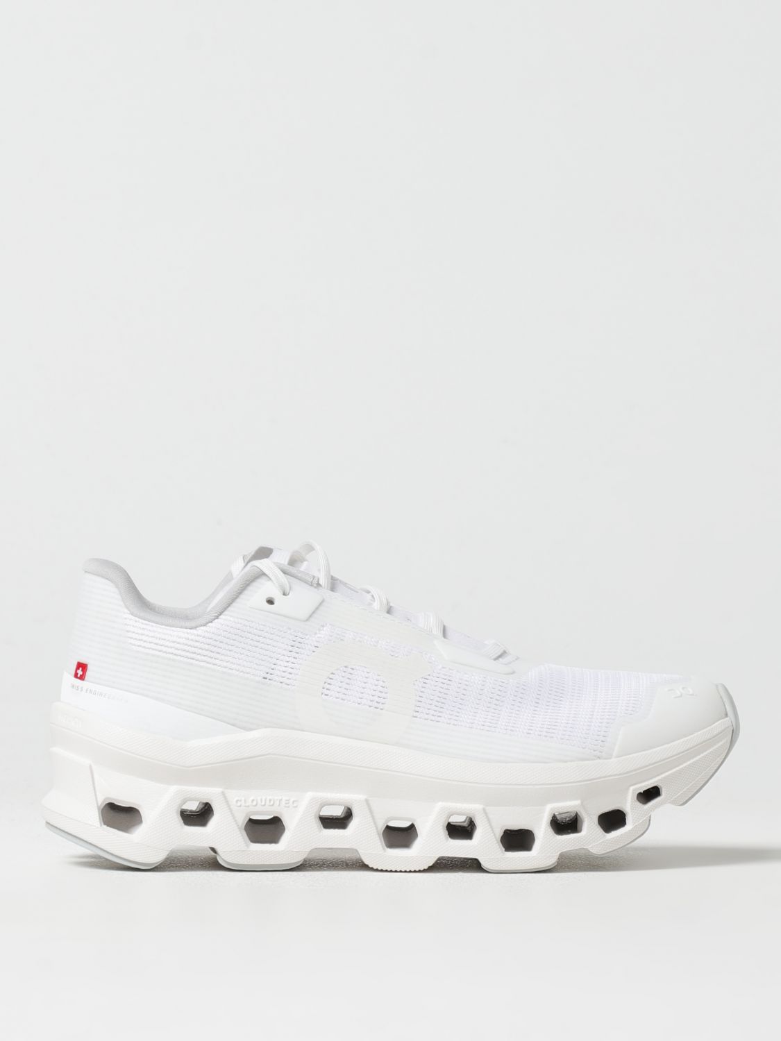 On Running Cloudmonster Mesh Low-top Sneakers In White