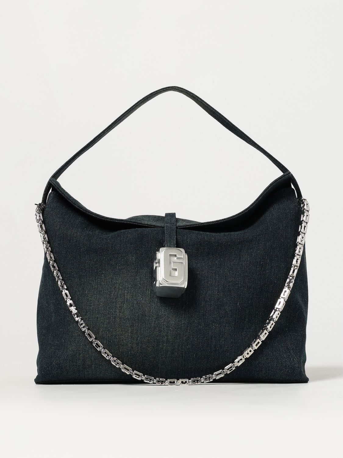 Gcds Shoulder Bag  Woman Color Denim