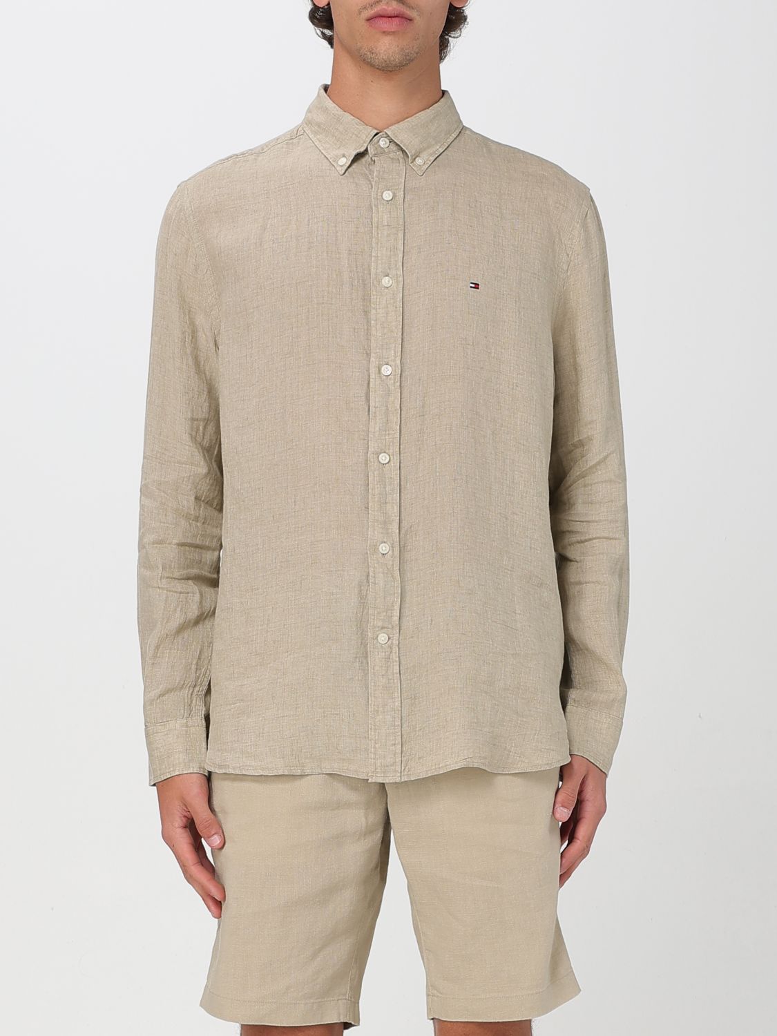 Tommy Hilfiger Shirt  Men Color Beige