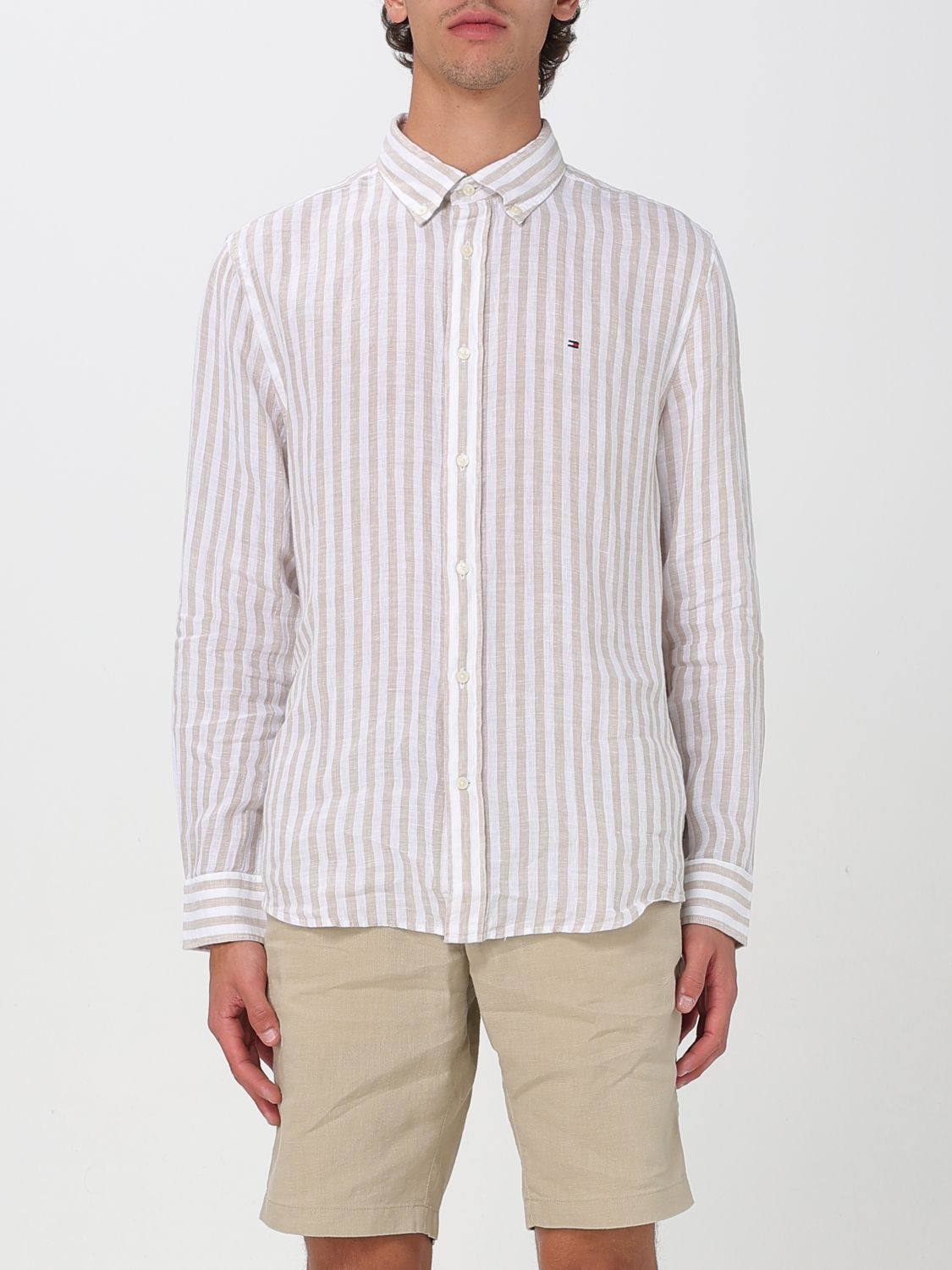 Tommy Hilfiger Shirt  Men Colour Beige
