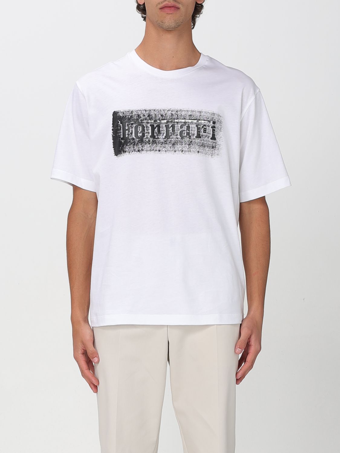 Ferrari T-shirt  Men Color White