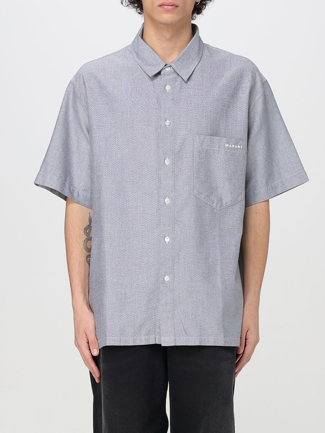 Isabel Marant Shirt Men Color Grey