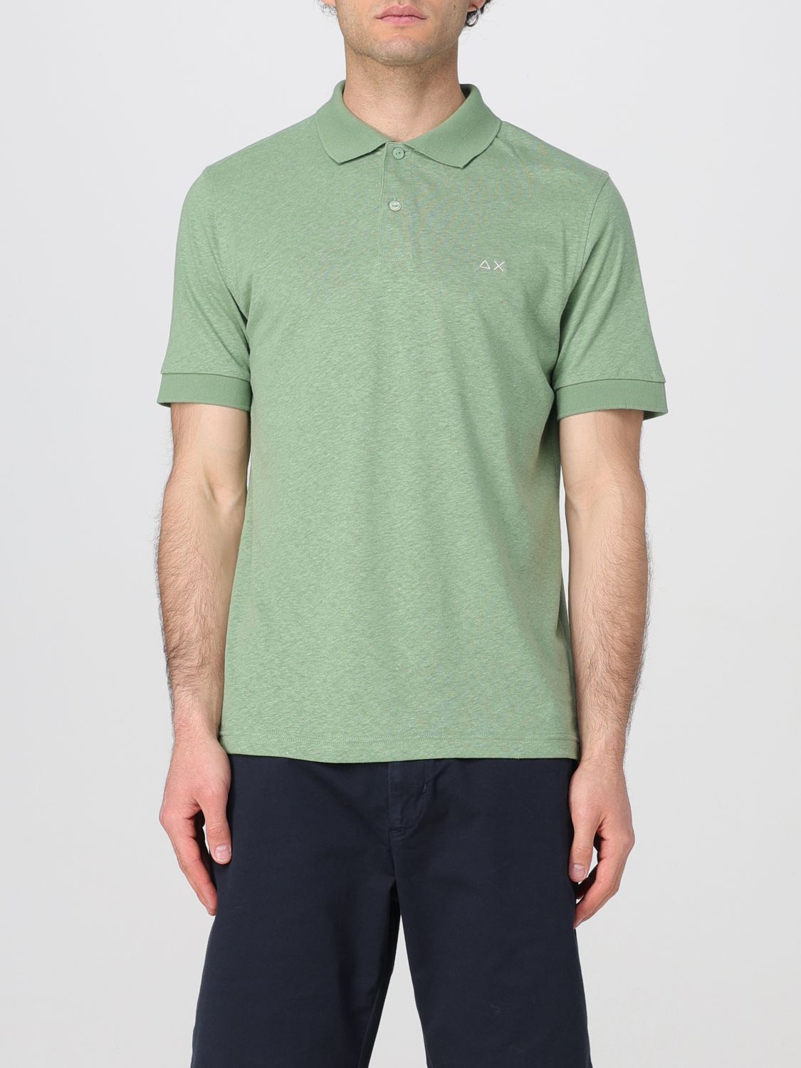 Sun68 T-shirt Men Color Green