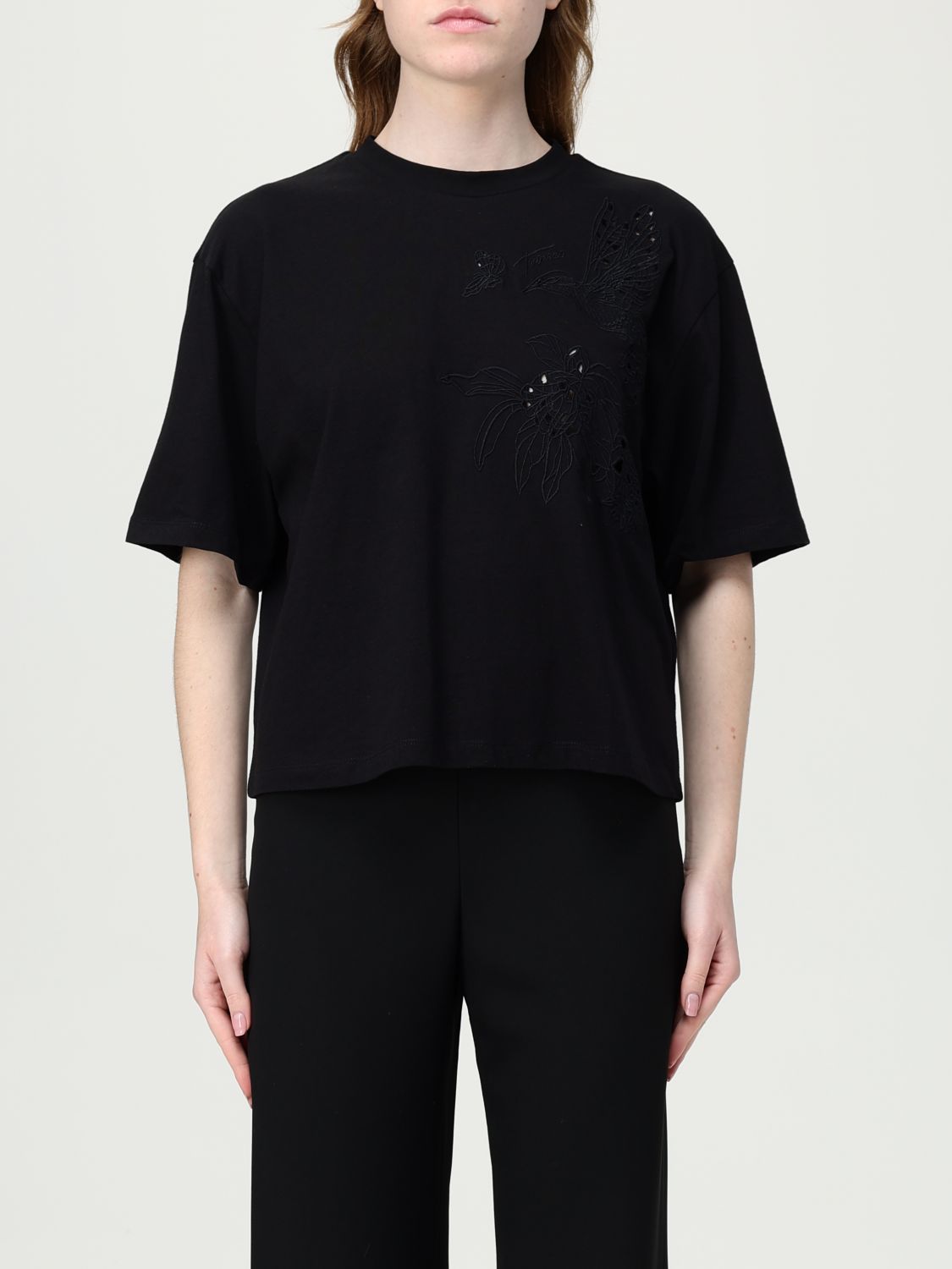 Shop Twinset T-shirt Woman Color Black
