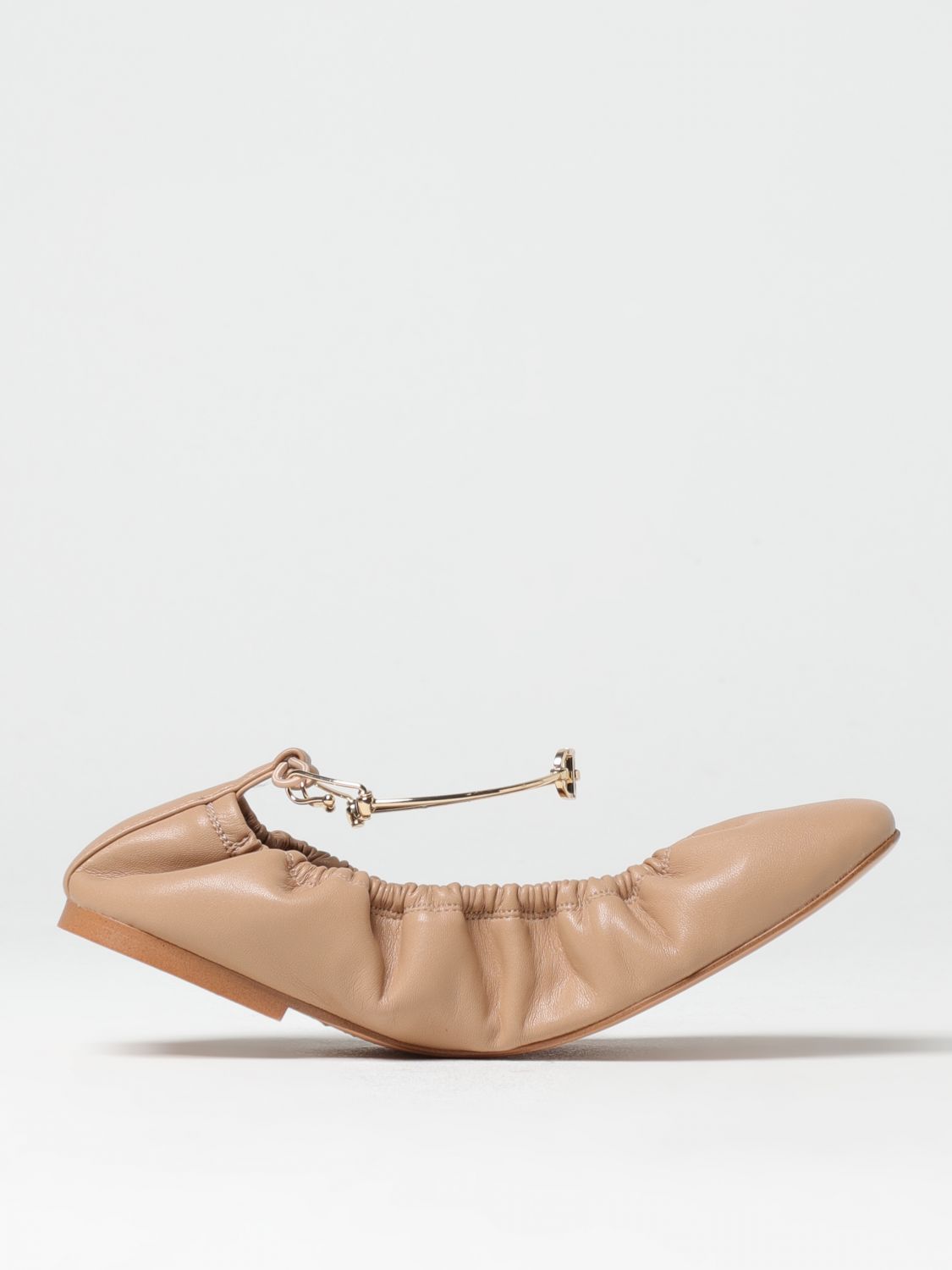 Twinset Ballet Flats  Woman Color Camel