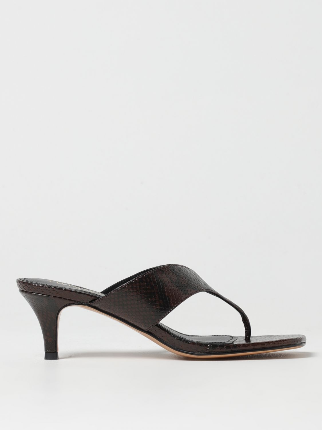 Twinset Flat Sandals  Woman Color Brown