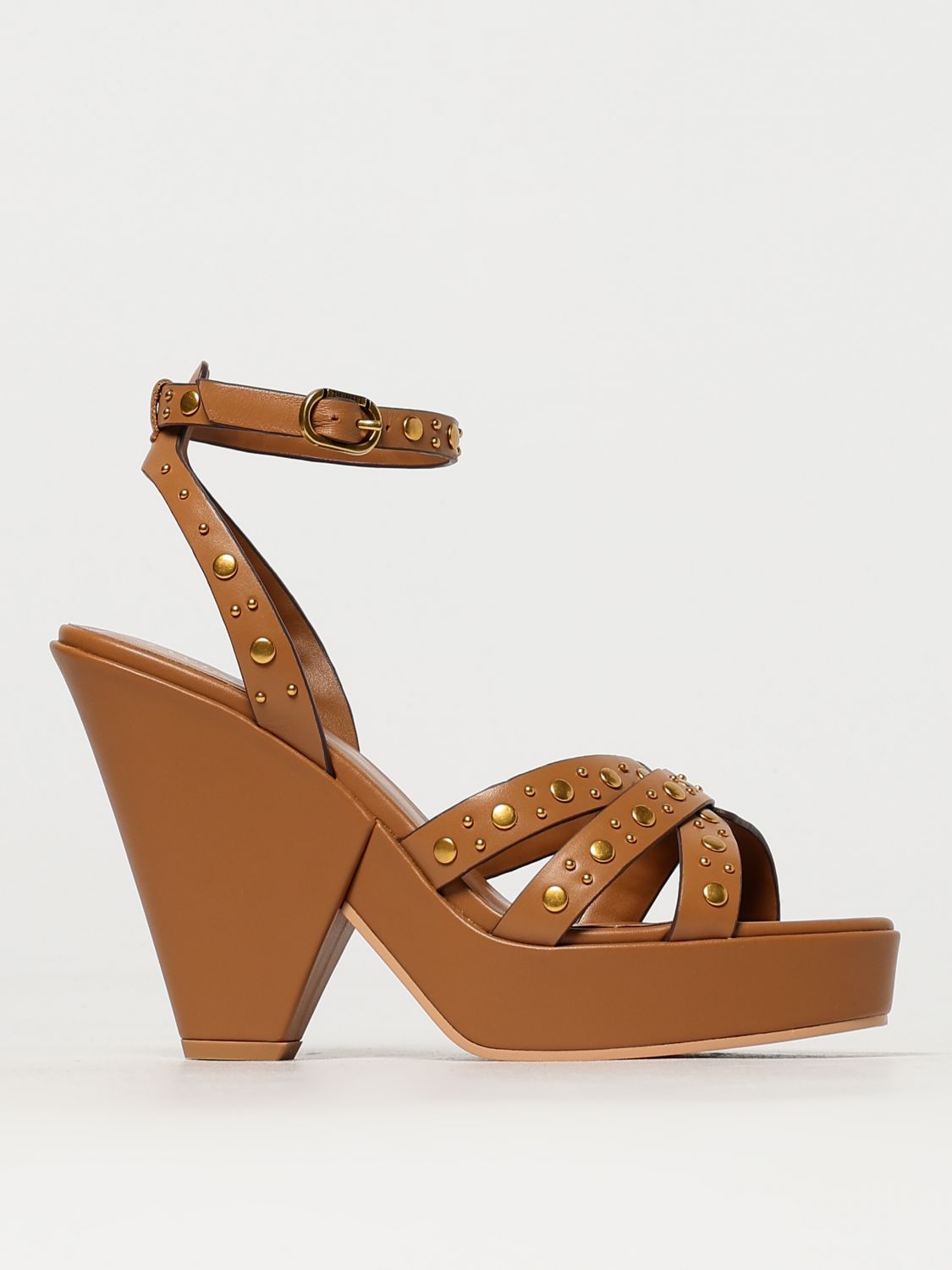 Twinset Flat Sandals  Woman Color Leather