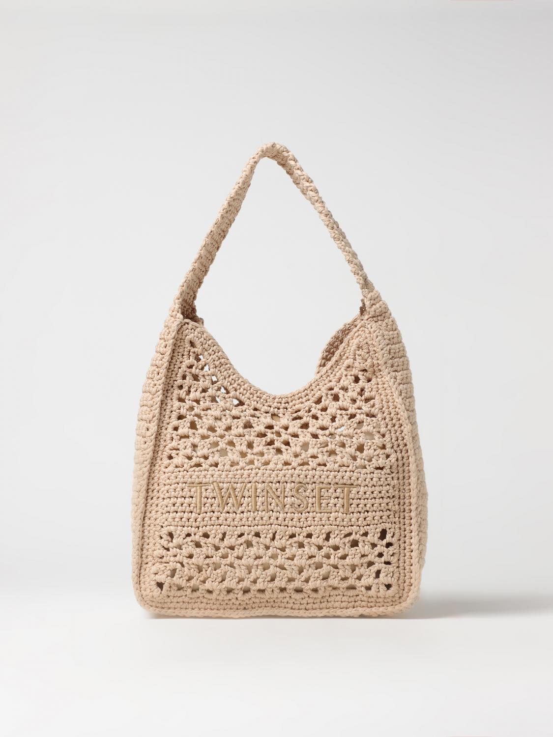 Twinset Logo-embroidered Tote Bag