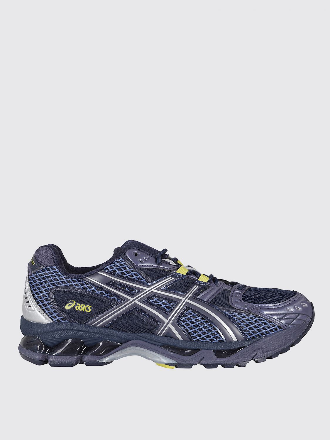 Asics Breathable Design Mesh Upper Sneakers In Blue