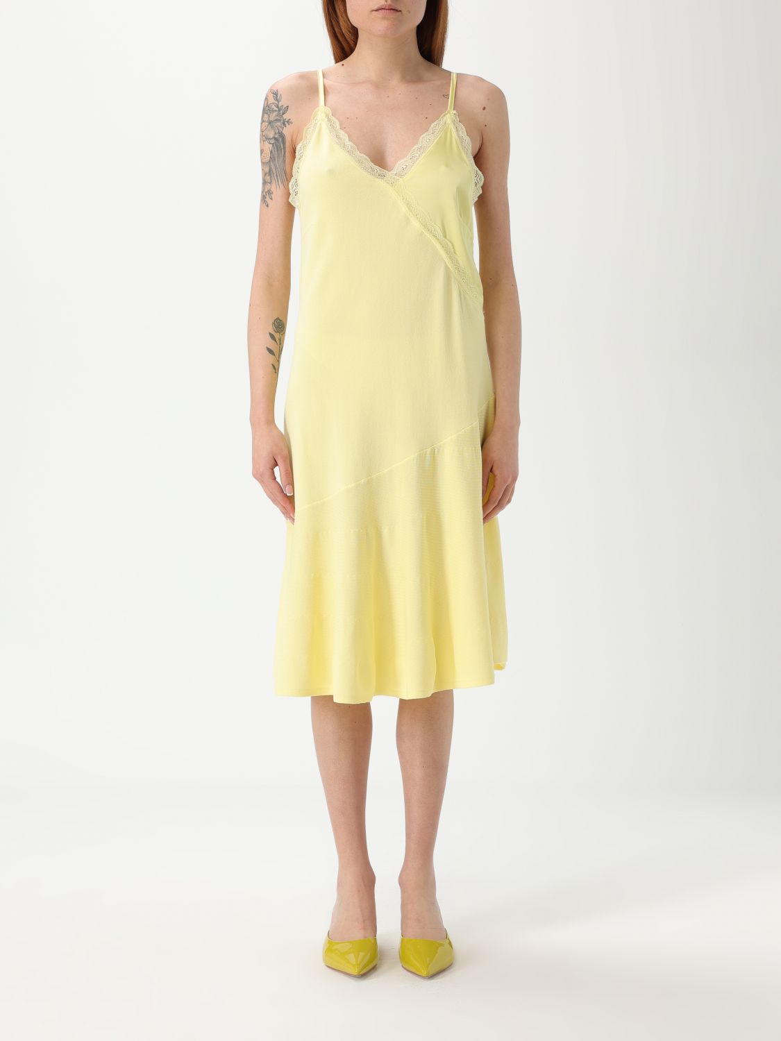 Twinset Actitude Dress  Woman Color Yellow