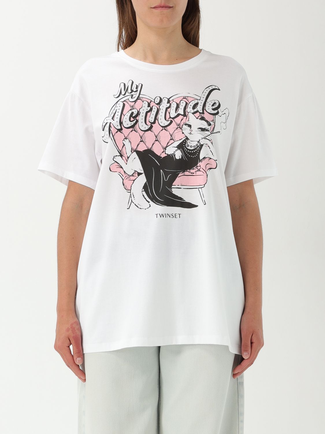Twinset Actitude T-shirt  Woman Color White