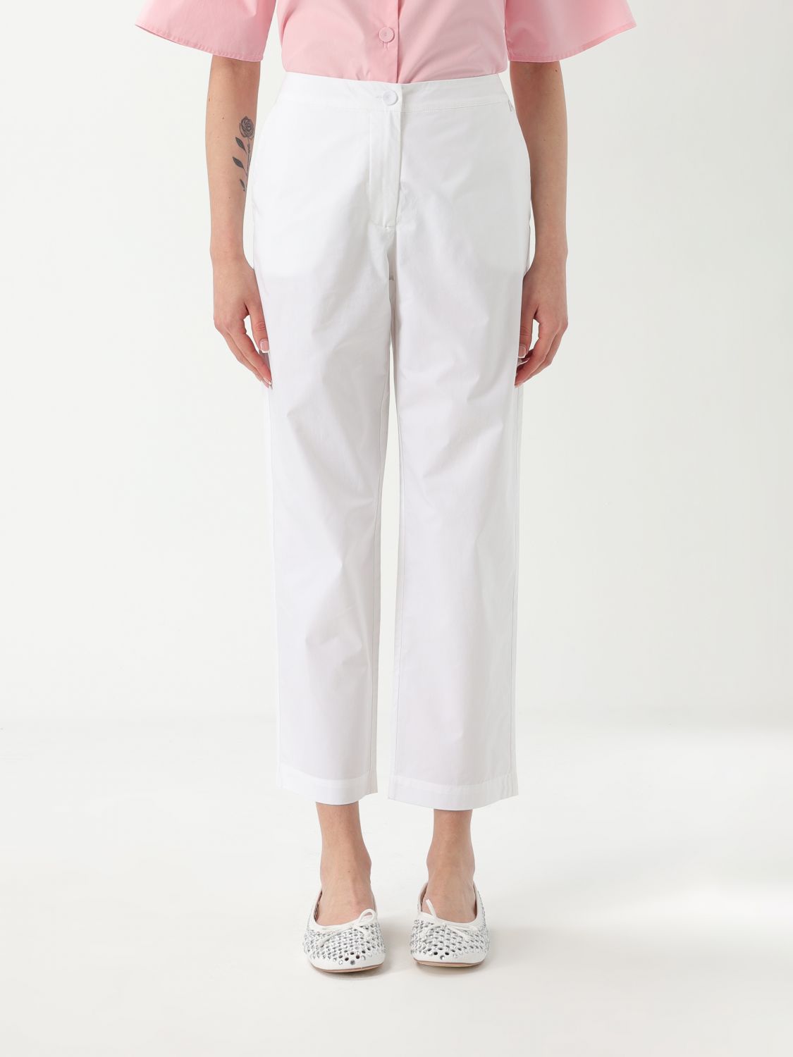 Twinset Actitude Pants  Woman Color White