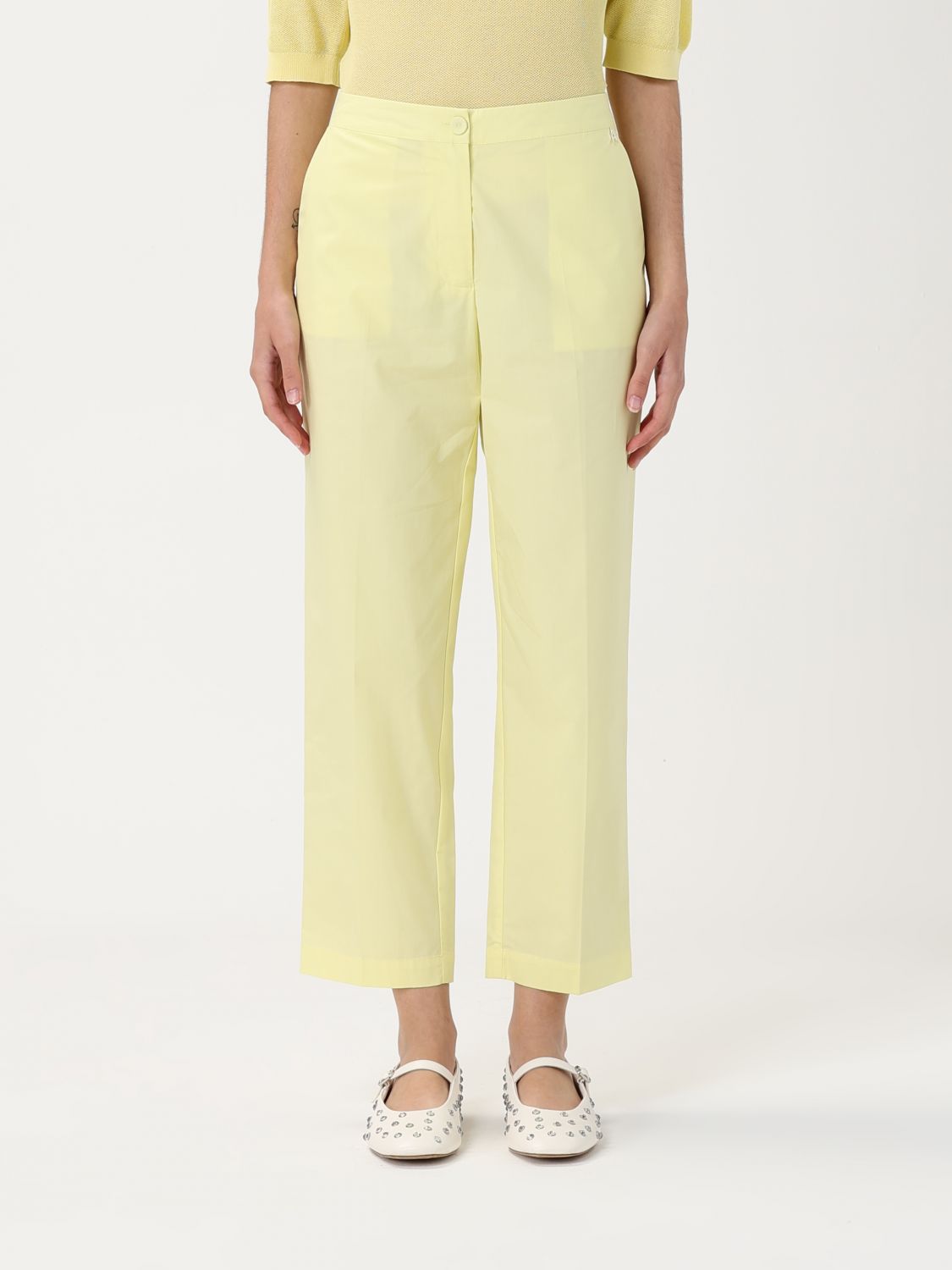 Twinset Actitude Pants  Woman Color Yellow