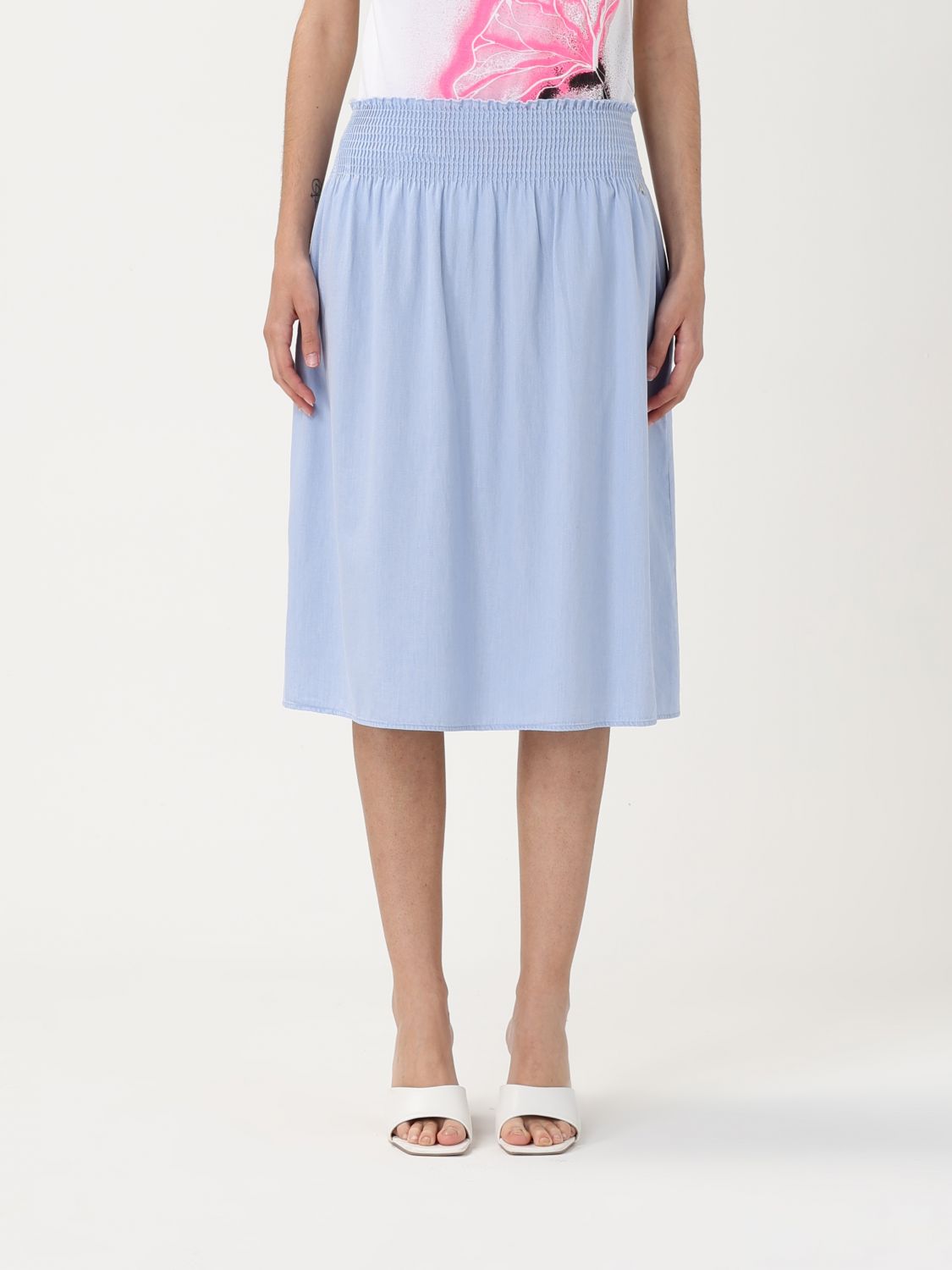 Twinset Actitude Skirt  Woman Color Denim