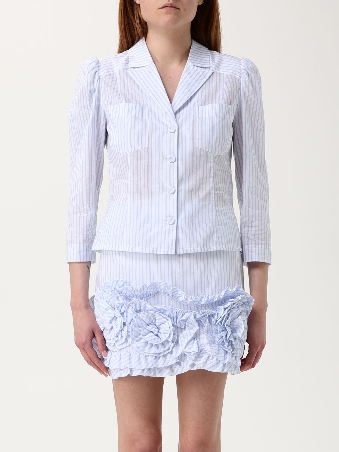 Twinset Actitude Shirt  Woman Color Gnawed Blue