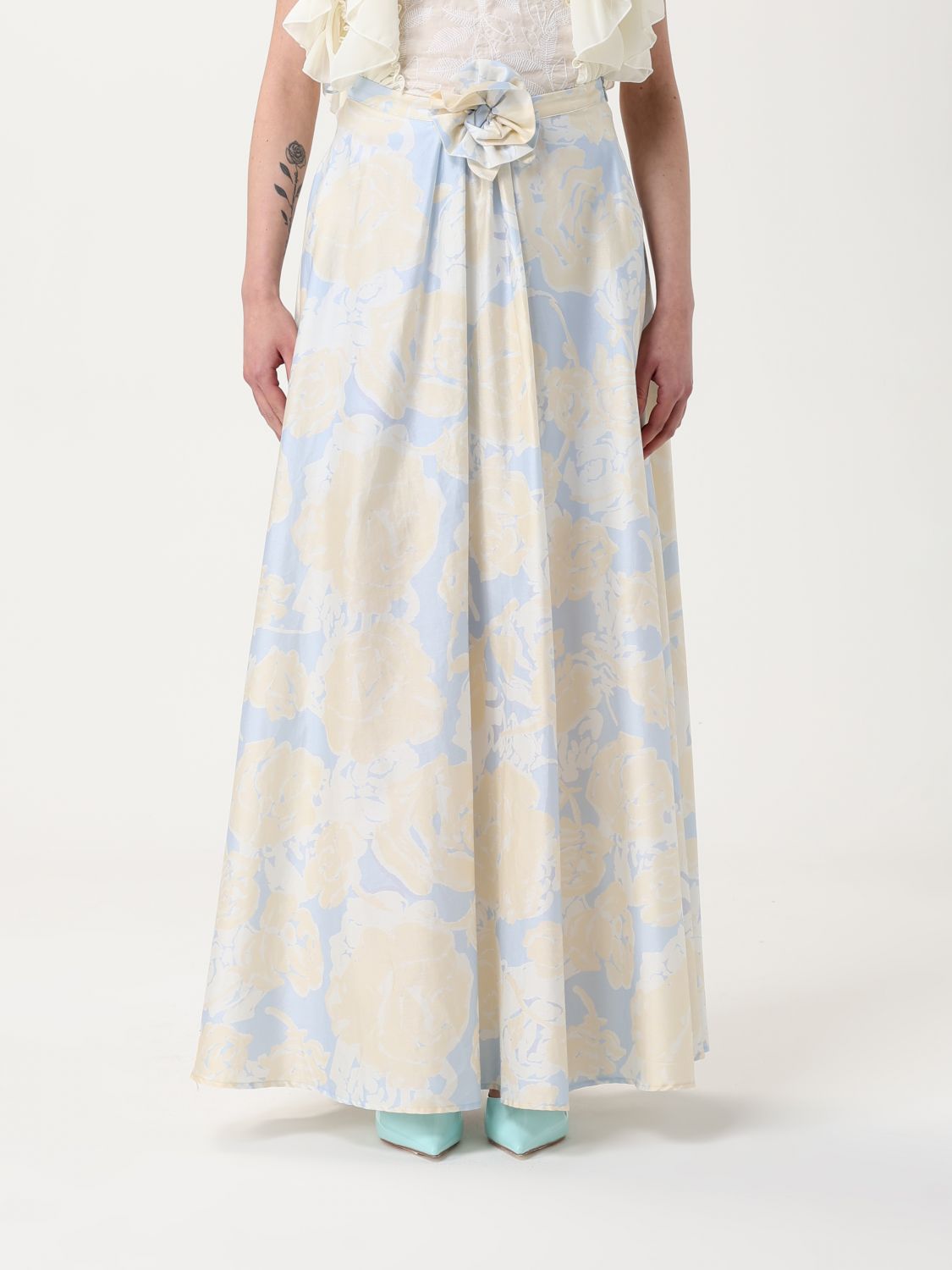 Twinset Actitude Skirt  Woman Color Blue