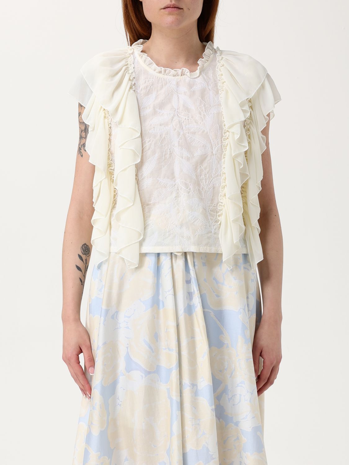 Twinset Actitude Top  Woman Color White