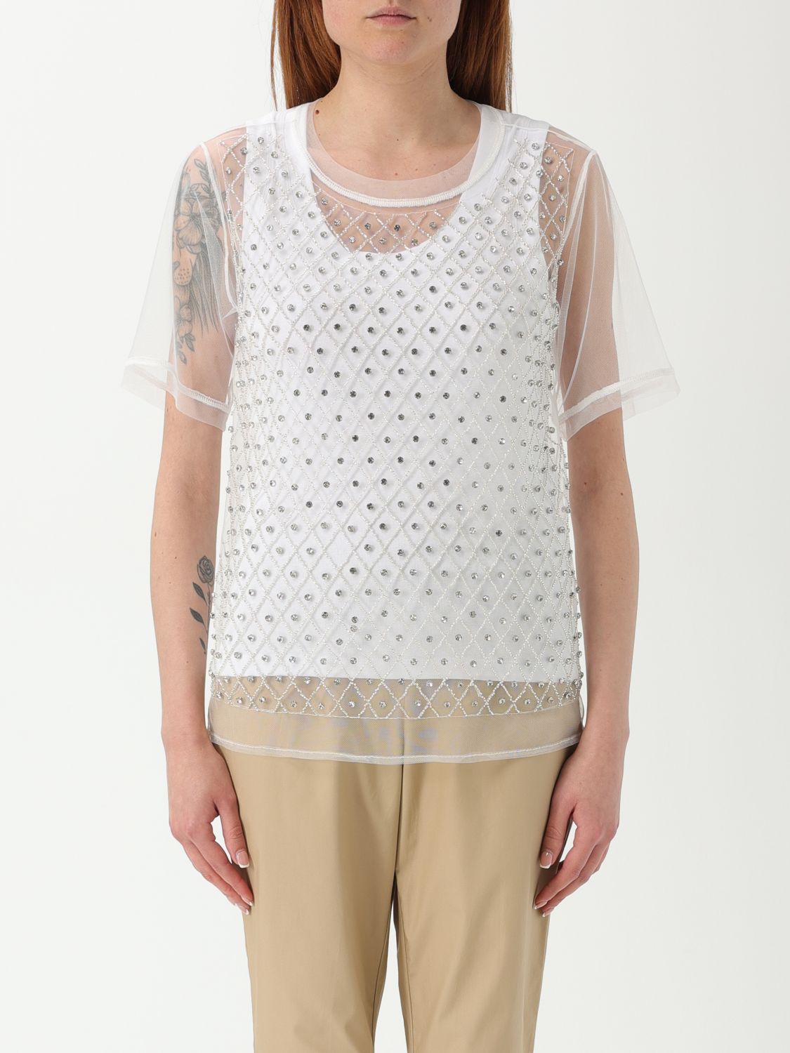 Twinset Actitude T-shirt  Woman Color White