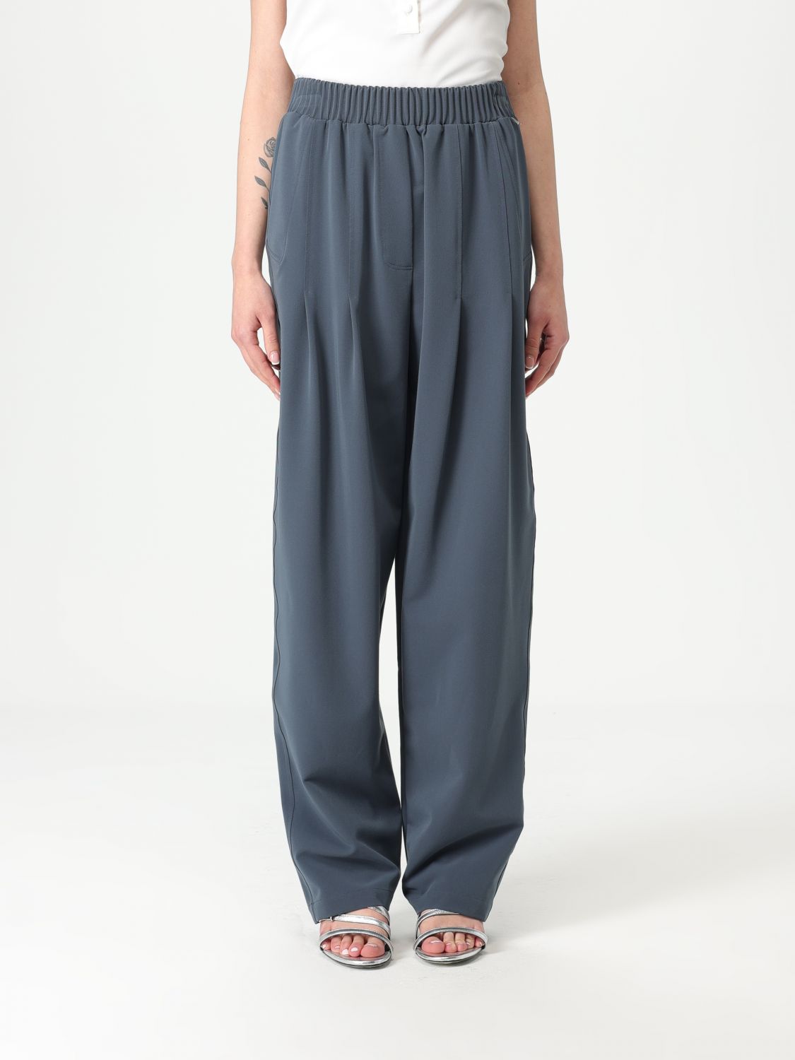 Twinset Actitude Pants  Woman Color Blue