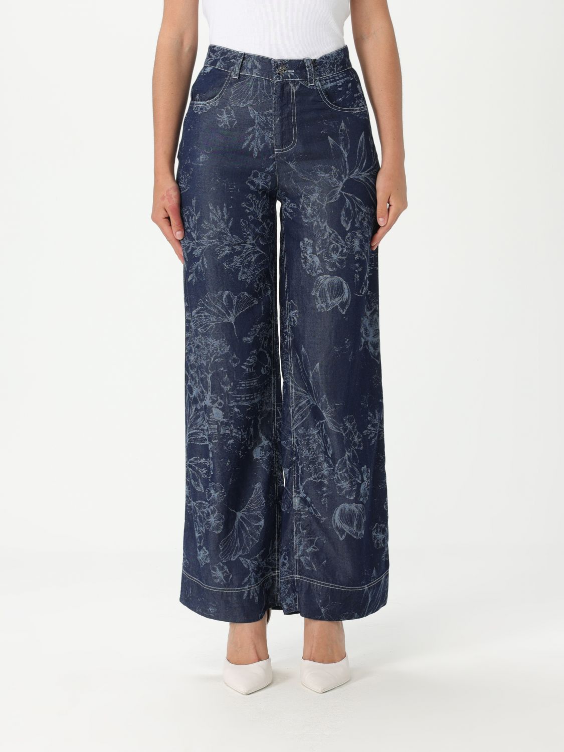 Twinset Actitude Pants  Woman Color Denim