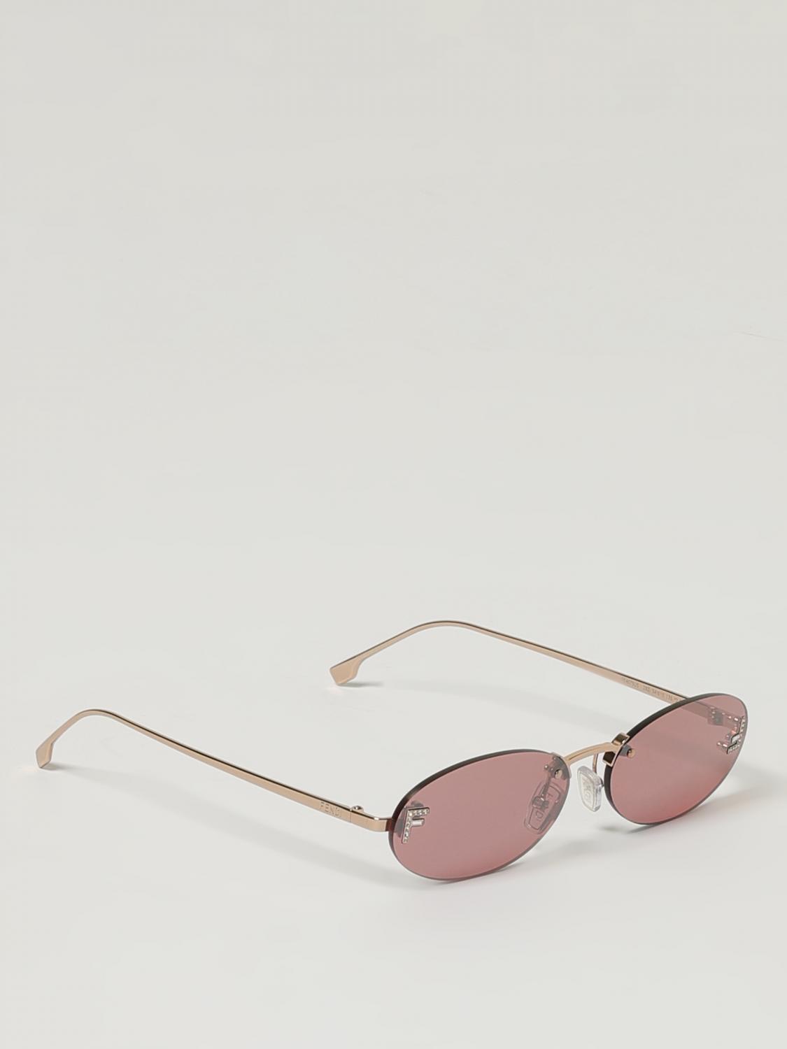 Sunglasses FENDI Woman color Gold