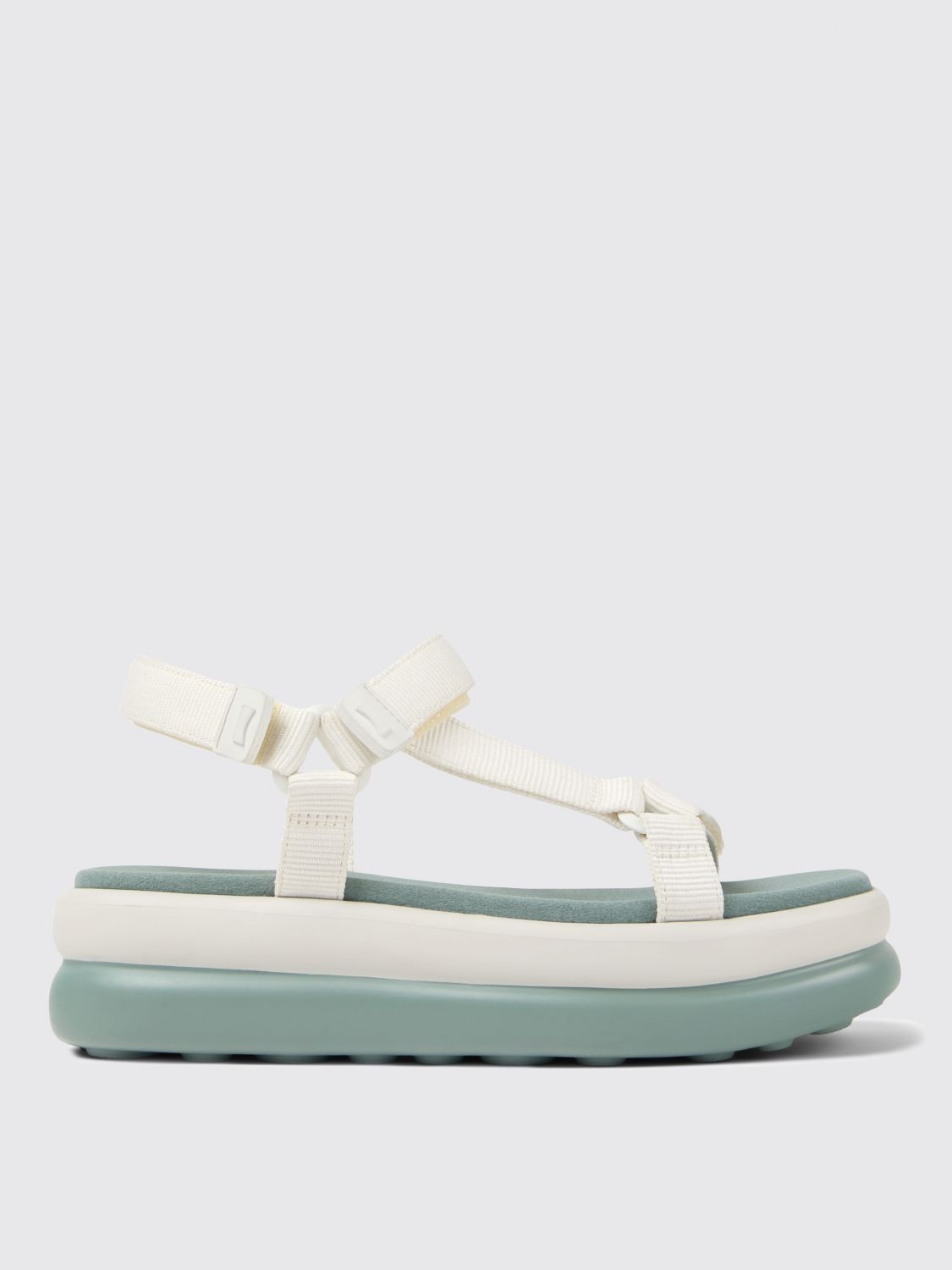 Camper Flat Sandals  Woman Color White