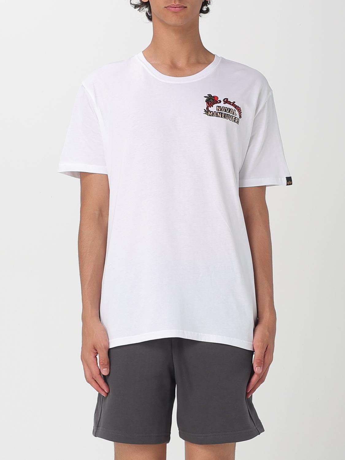 Alpha Industries T-shirt  Herren Farbe Weiss In White