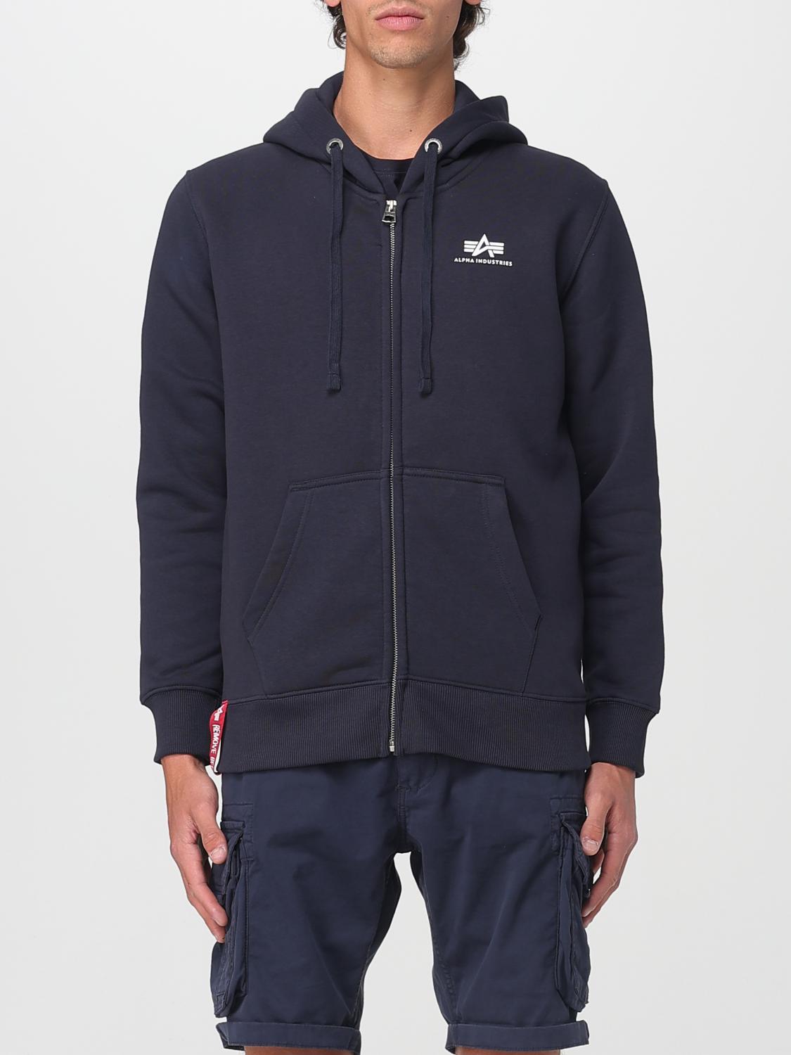 Sweatshirt ALPHA INDUSTRIES Men color Blue