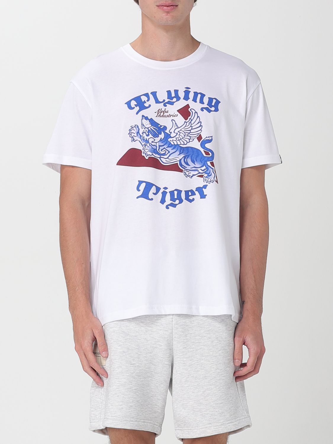 Alpha Industries T-shirt Herren Farbe Weiss In White