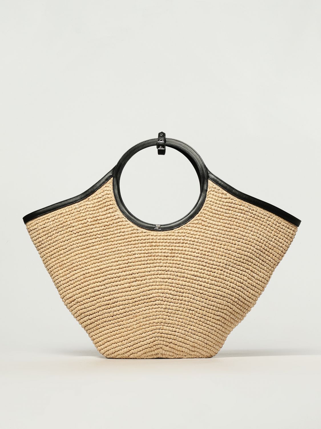 Courrèges Holy Raphia Handbag