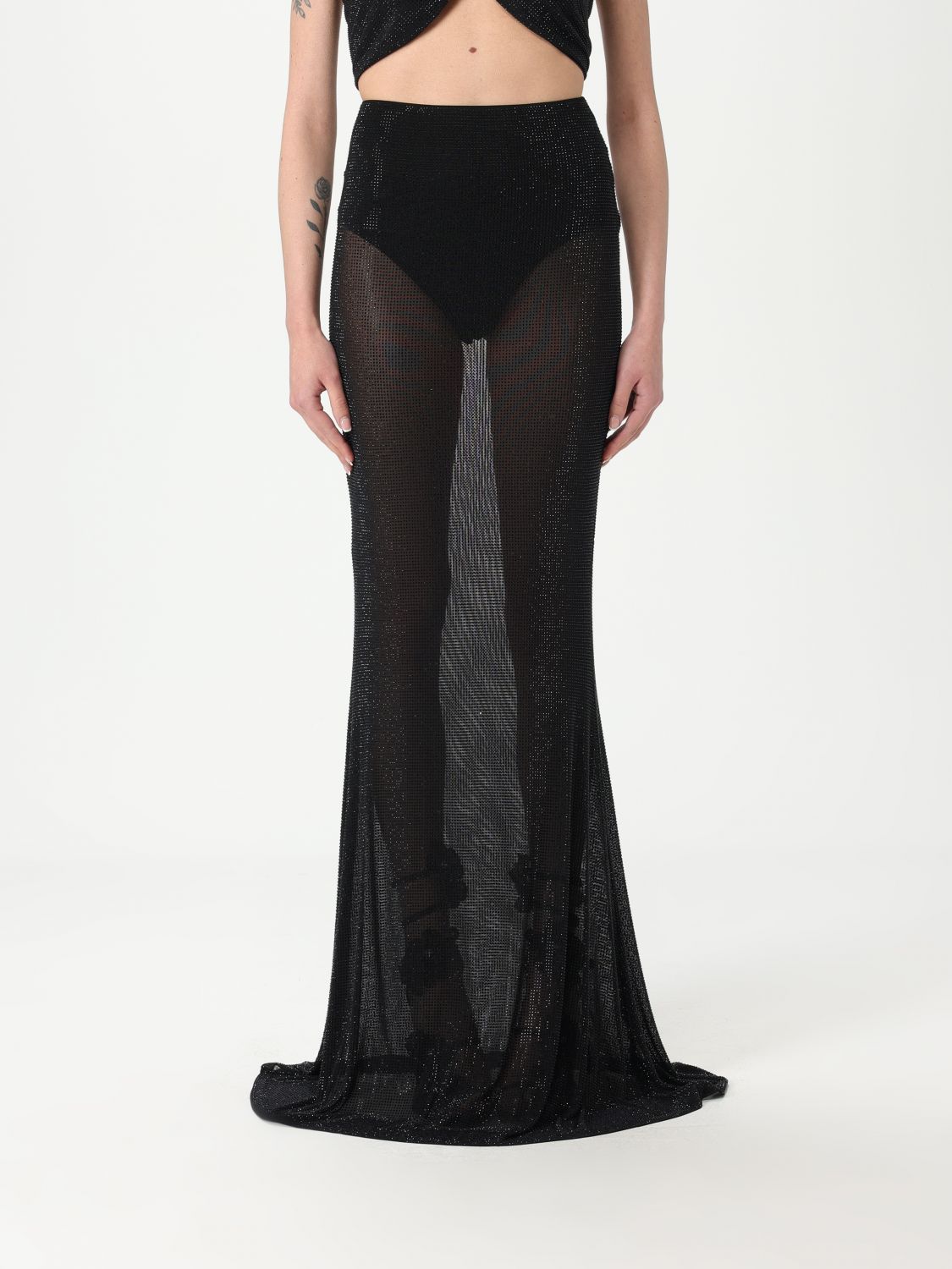 Twenty Four Haitch Skirt Twenty Fourhaitch Woman Color Black In Black