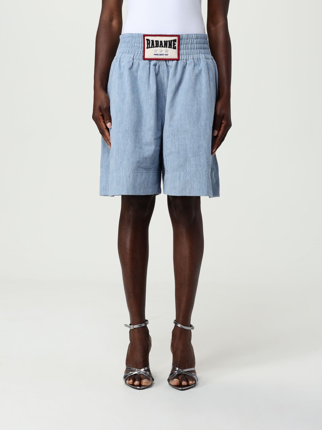 Rabanne Shorts  Damen Farbe Blau