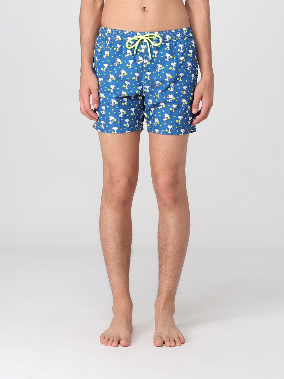 Mc2 Saint Barth Costume With Pockets Fancy Snoopy Padel In Blue