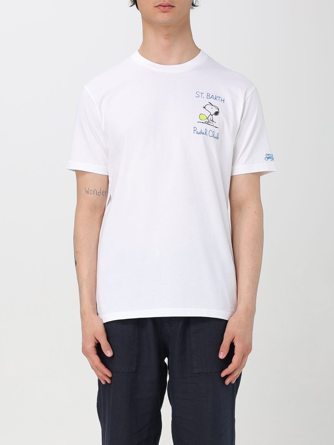 Mc2 Saint Barth T-shirt  Men Color Cream