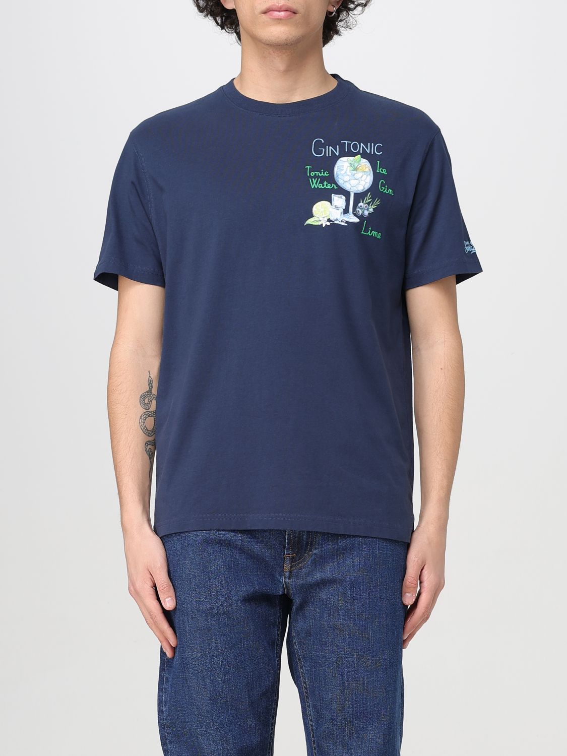 Mc2 Saint Barth T-shirt  Men Color Blue 2