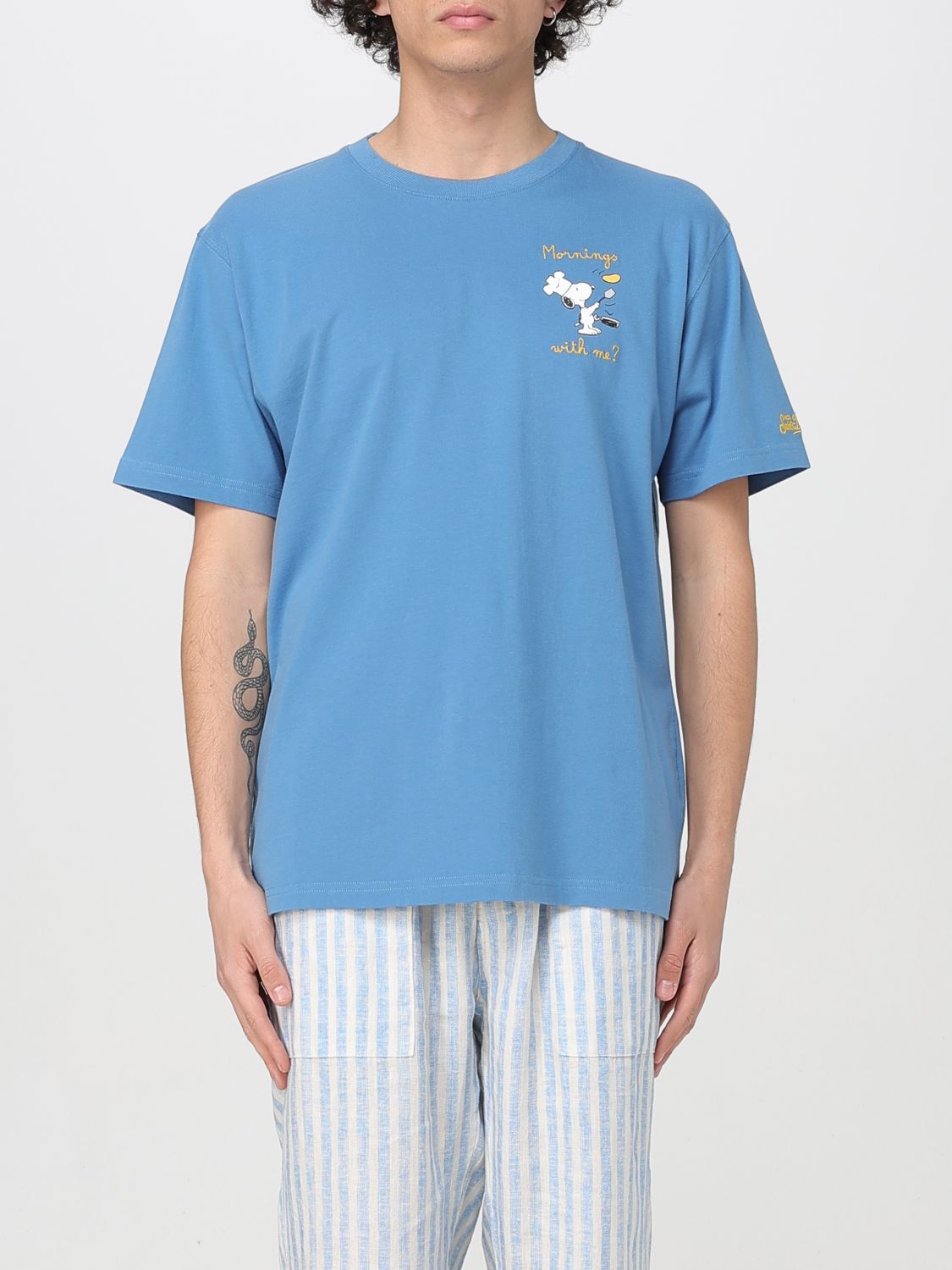 Mc2 Saint Barth T-shirt  Men Color Blue