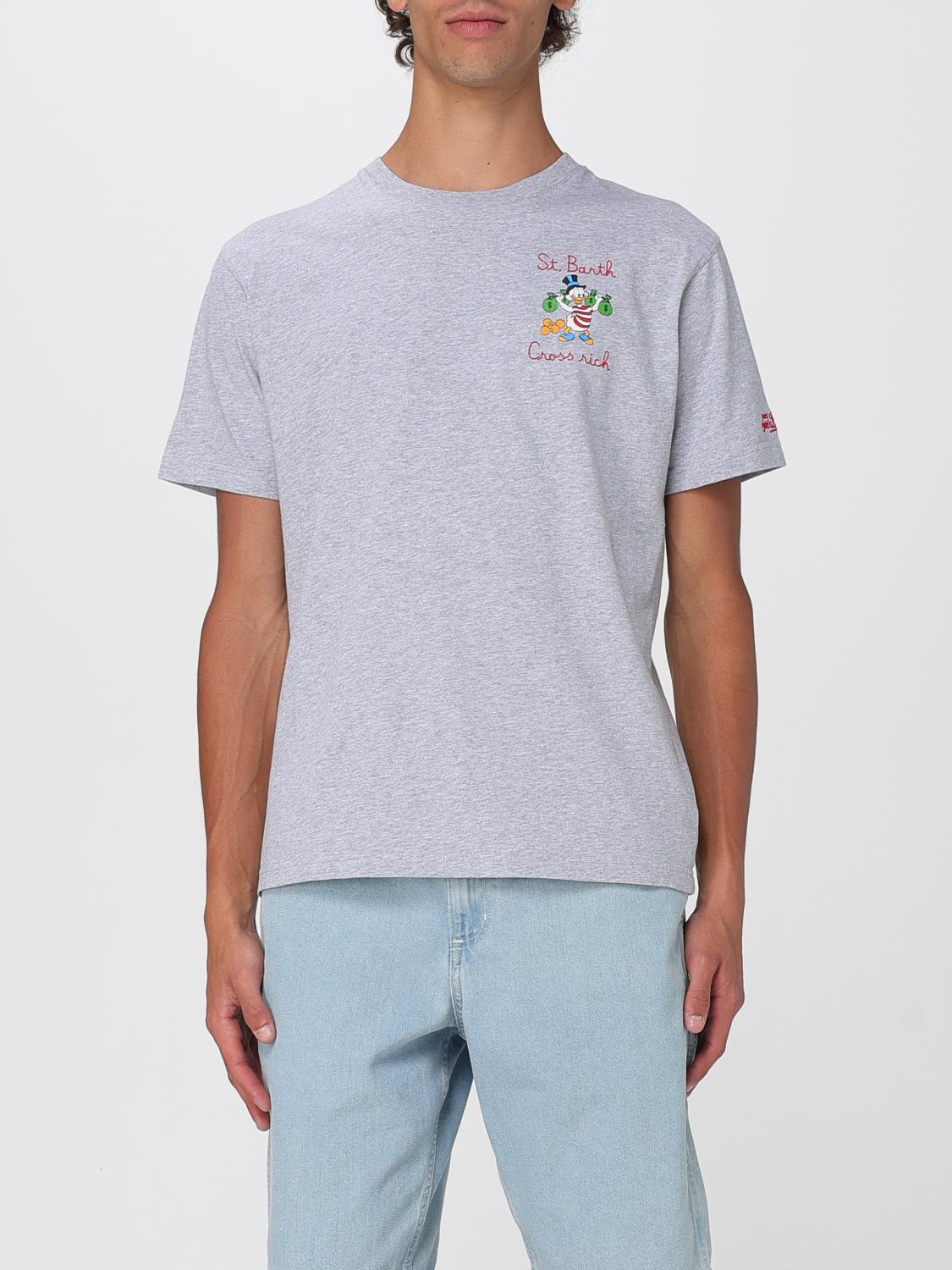 Mc2 Saint Barth Arnott T-shirt In Gray
