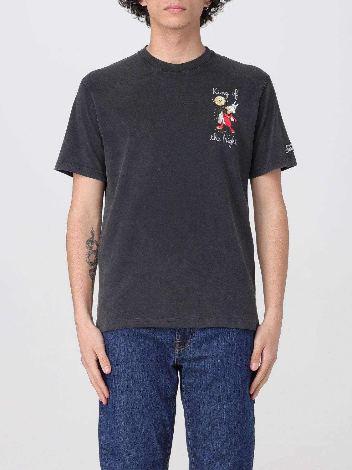Mc2 Saint Barth T-shirt  Men Color Grey