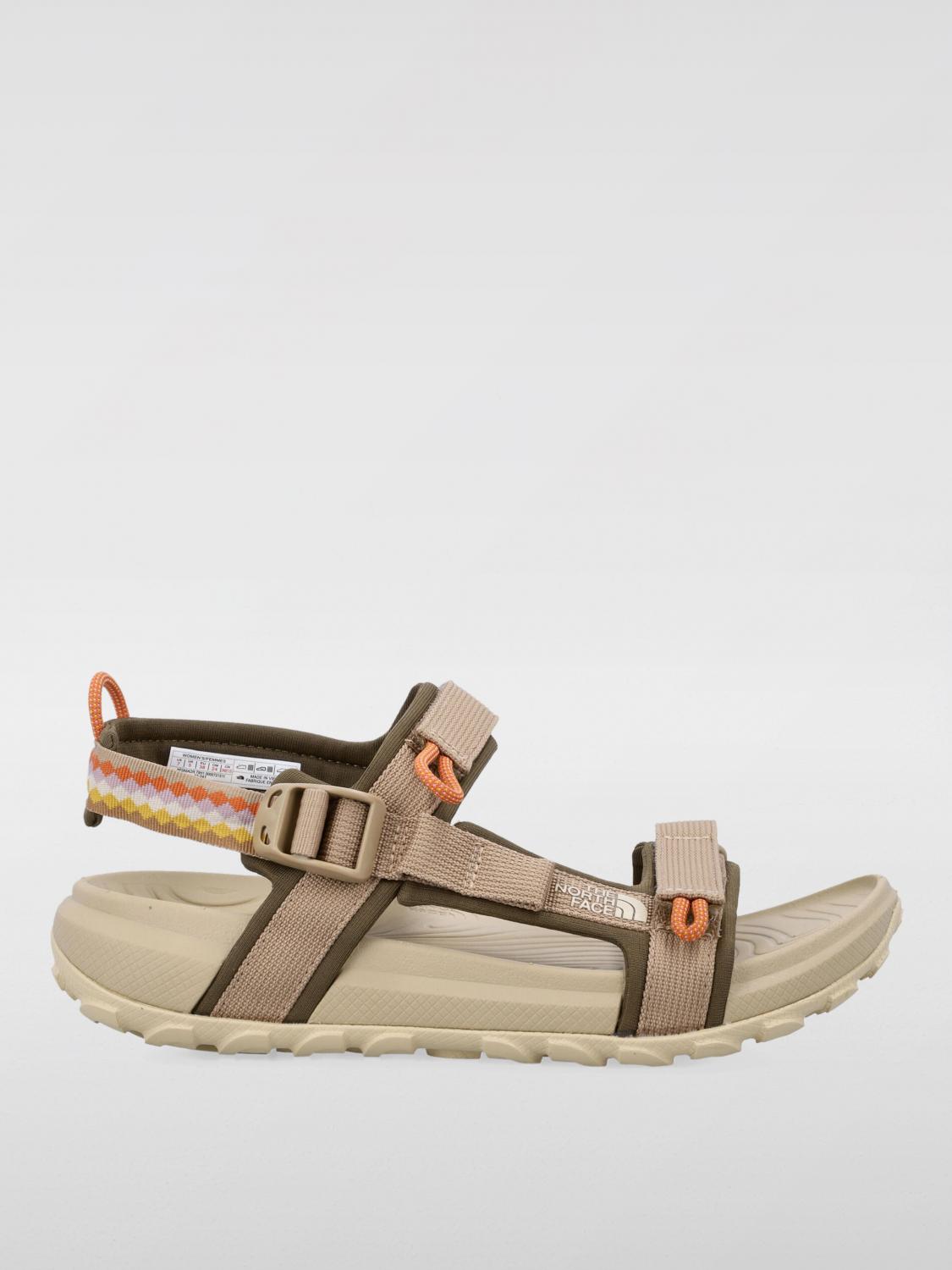 The North Face Explore Camp Sandal Buckle Detail In Brown