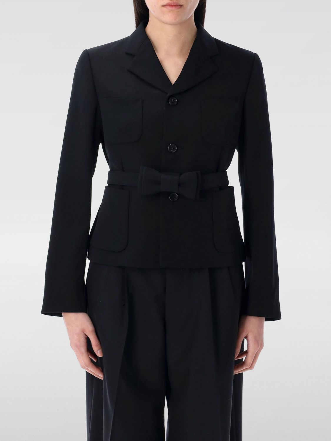 Comme Des Garçons Jacket Comme Des Garcons Woman Color Black In Black