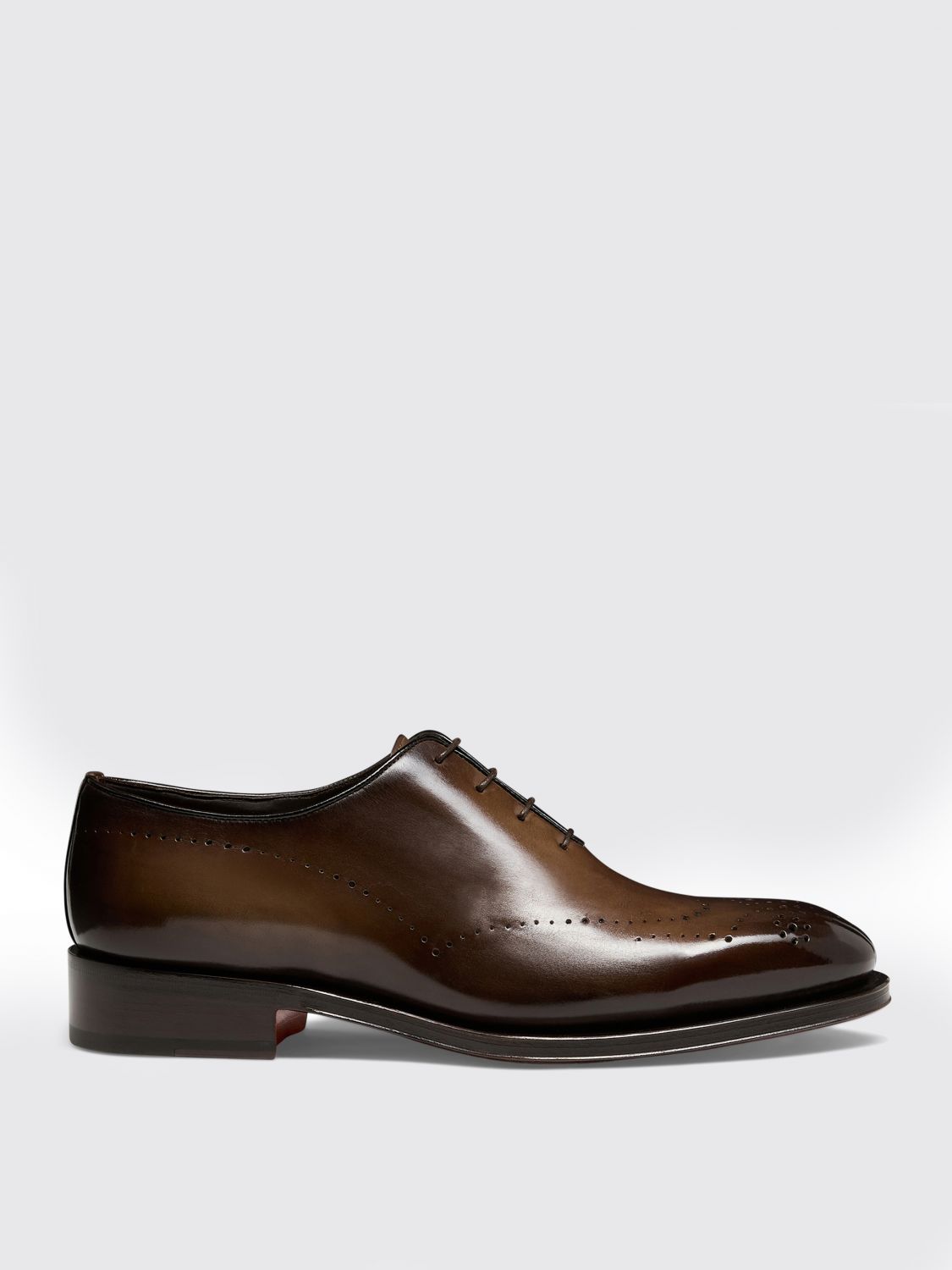 Santoni Brogue Shoes Men Color Brown