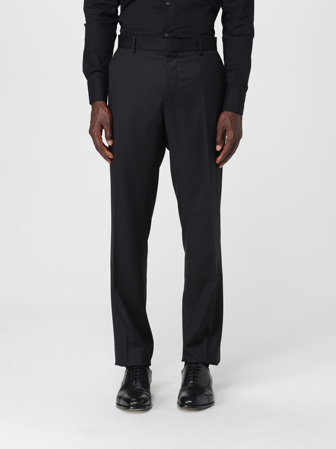 Hugo Boss Pants Boss Men Color Black