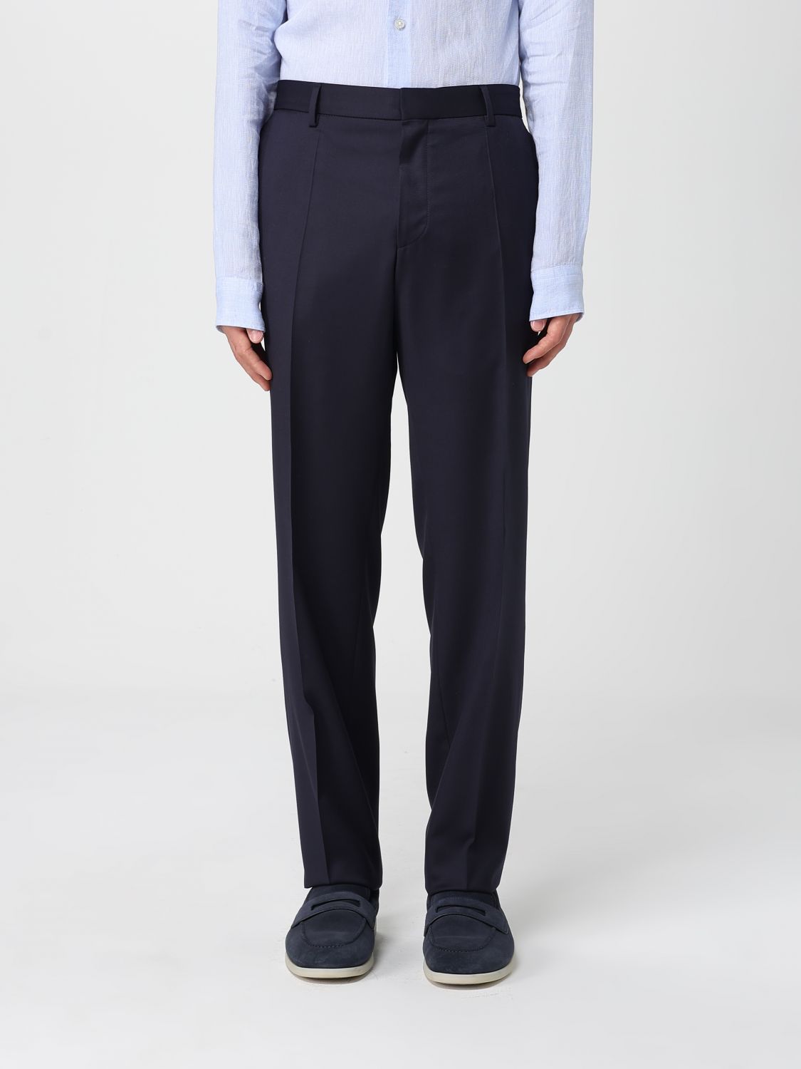 Hugo Boss Pants Boss Men Color Blue